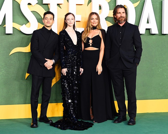 Rami Malek, Andrea Riseborough, Margot Robbie & Christian Bale at ‘Amsterdam’ London Premiere