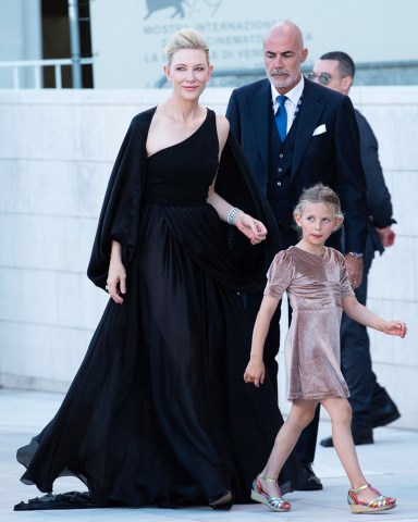 Cate Blanchett and her daughter Edith Vivian Patricia Upton attending the Closing Red Carpet ahead of the Closing Ceremony during the 79th Venice International Film Festival (Mostra) in Venice, Italy on September 10, 2022.
Venice Closing Red Carpet, Italy - 10 Sep 2022