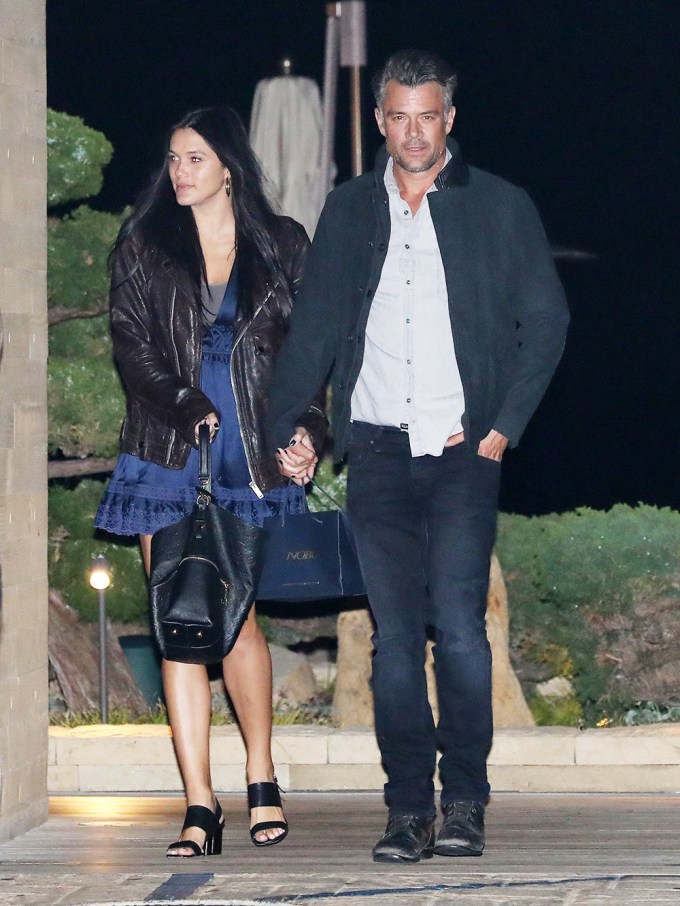 Josh Duhamel and Audra Mari at Nobu Malibu