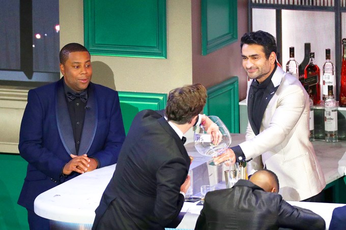 Kenan Thompson, Kumail Nanjiani and Jason Sudeikis