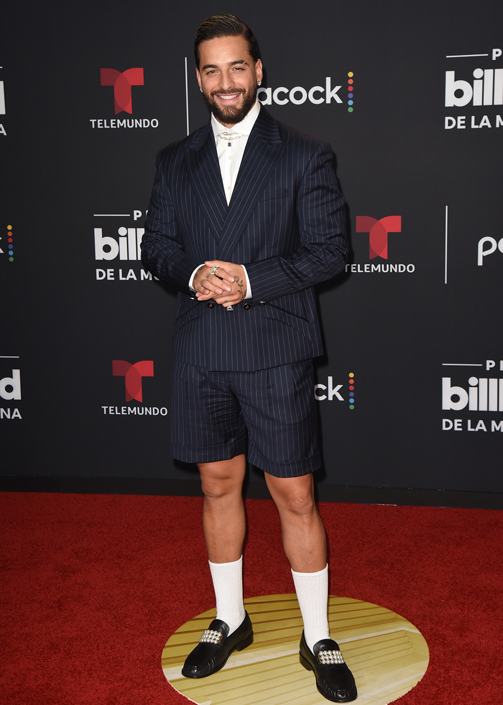 Maluma arrives at the Billboard Latin Music Awards at Watsco Center on September 29, 2022 in Miami, Florida.
2022 Billboard Latin Music Awards, Arrivals, Watsco Center, Coral Gables, Florida, USA - 29 Sep 2022