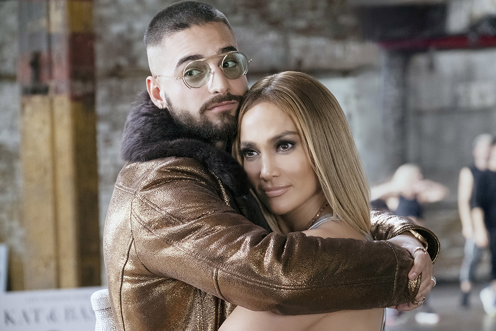 MARRY ME, from left: Maluma, Jennifer Lopez, 2022. ph: Barry Wetcher /© Universal Pictures / Courtesy Everett Collection