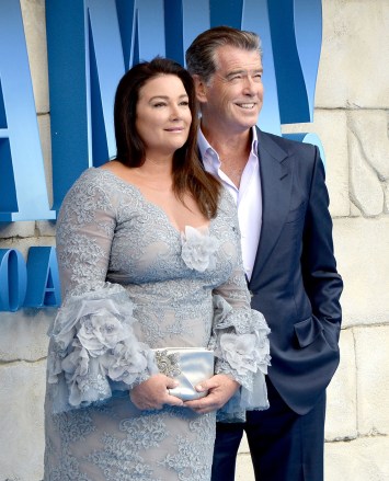 Pierce Brosnan and wife Keely Shaye Smith
'Mamma Mia! Here We Go Again' film premiere, Arrivals, London, UK - 16 Jul 2018