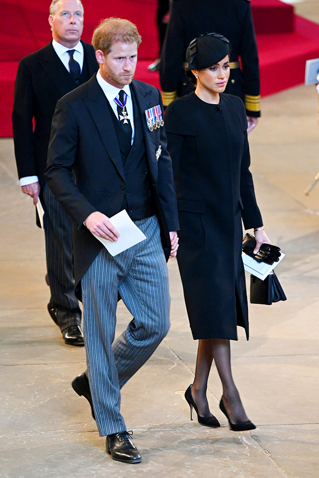 Prince Harry Meghan Markle queen's procession 