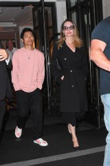 New York, NY  - Actress Angelina Jolie and Pax Jolie-Pitt step out for dinner in New York.

Pictured: Angelina Jolie, Pax Jolie-Pitt

BACKGRID USA 17 JULY 2023 

BYLINE MUST READ: JosiahW / BACKGRID

USA: +1 310 798 9111 / usasales@backgrid.com

UK: +44 208 344 2007 / uksales@backgrid.com

*UK Clients - Pictures Containing Children
Please Pixelate Face Prior To Publication*