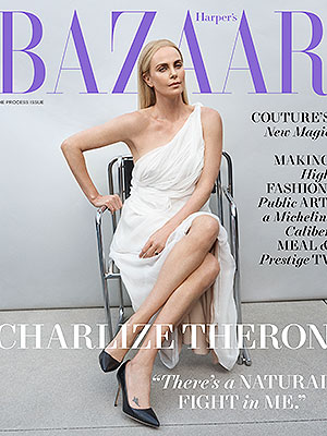 Charlize Theron Harper's Bazaar cover