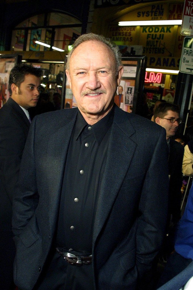 Gene Hackman at the Premiere of ‘The Royal Tenenbaums’