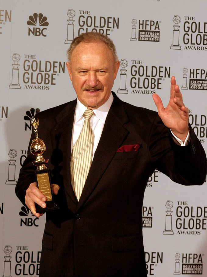 Gene Hackman at the 2003 Golden Globes