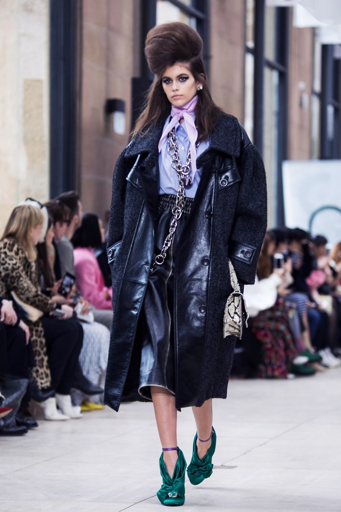 Kaia Gerber At Miu Miu Show