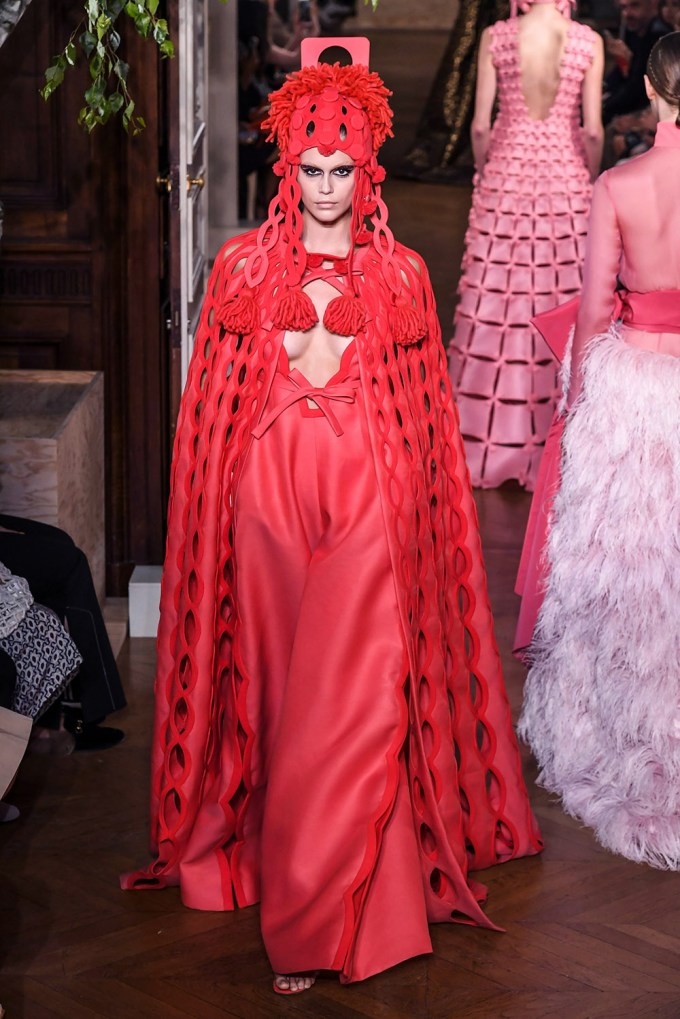 Kaia Gerber At Valentino Show