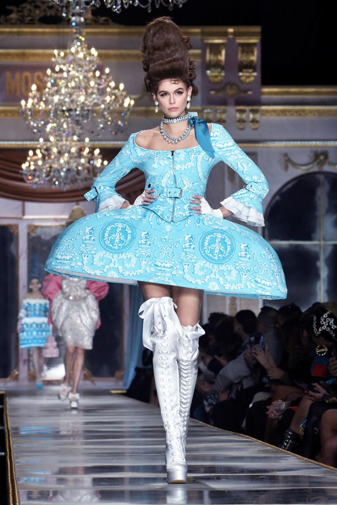 Kaia Gerber in 2020 Moschino Show