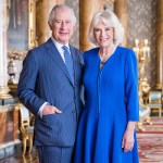 EMBARGOED TO 2200 BST TUESDAY APRIL 4
MANDATORY CREDIT: Hugo Burnand
EDITORIAL USE ONLY
This photograph can not be used after 0001 Tuesday May 9, 2023, without prior, written permission from Royal Communications. After that date, no further licensing can be made. Any questions relating to the use of the photographs should be first referred to Buckingham Palace before publication.
The portrait should be used only in the context of Their Majesties' Coronation.
The photograph is provided to you strictly on condition that you will make no charge for the supply, release or publication of it and that these conditions and restrictions will apply (and that you will pass these on) to any organisation to whom you supply it. There shall be no commercial use whatsoever of the photograph (including by way of example only) any use in merchandising, advertising or any other non-news editorial use. The photograph must not be digitally enhanced, manipulated or modified in any manner or form. 
Handout photo dated March 2023 issued by Buckingham Palace of King Charles III and the Queen Consort taken by Hugo Burnand in the Blue Drawing Room at Buckingham Palace, London. The portrait has been released to mark their Coronation on May 6. Issue date: Tuesday April 4, 2023. PA Photo. See PA story ROYAL Coronation. Photo credit should read: Hugo Burnand/Buckingham Palace 
NOTE TO EDITORS: This handout photo may only be used for editorial reporting purposes for the contemporaneous illustration of events, things or the people in the image or facts mentioned in the caption. Reuse of the picture may require further permission from the copyright holder.
King Charles III Coronation, Blue Drawing Room at Buckingham Palace, London, UK - 04 Apr 2023