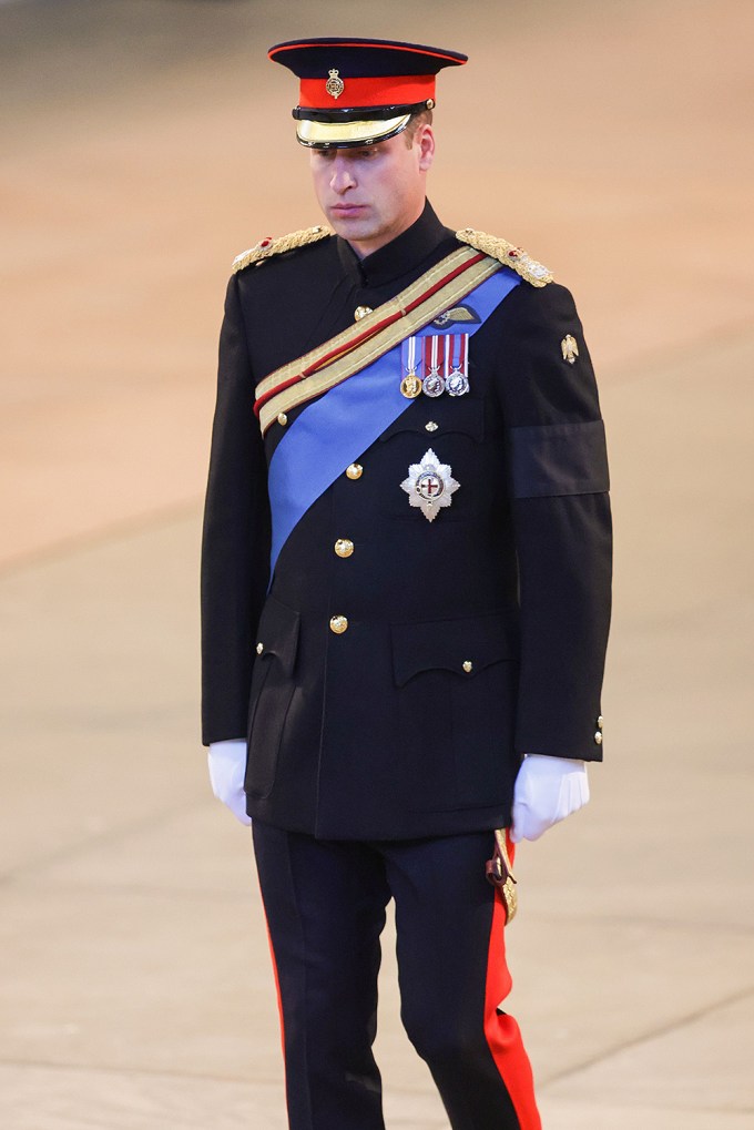 Prince William Arrives At The Queen’s Vigil