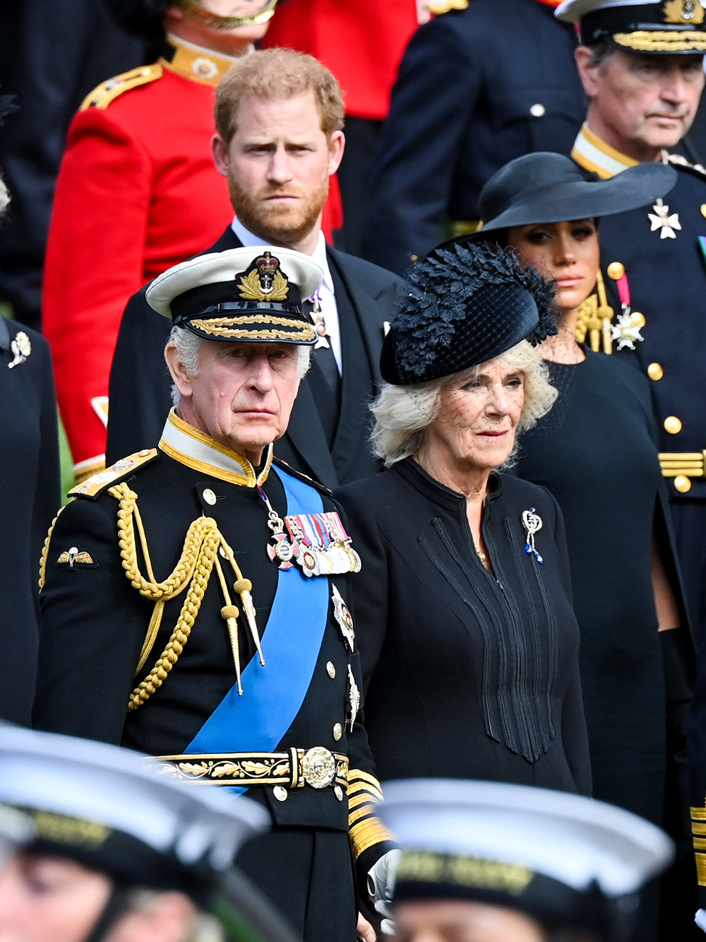 The State Funeral of Her Majesty The Queen, Gun Carriage Procession, Wellington Roundabout, London, UK - 19 Sep 2022