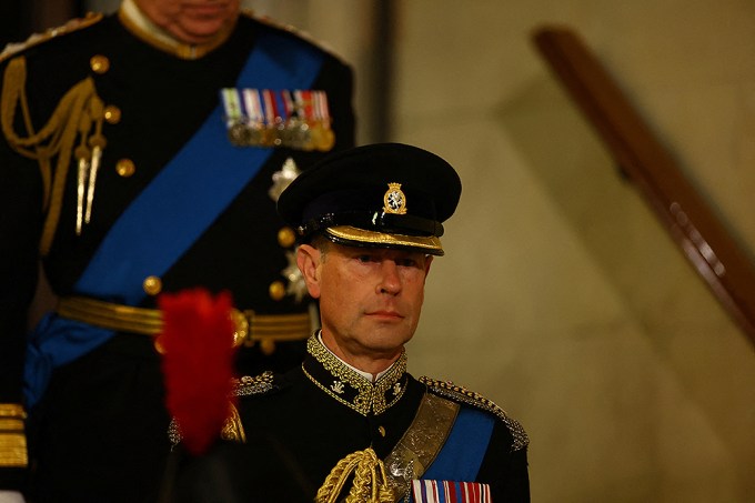 Prince Edward at the vigil