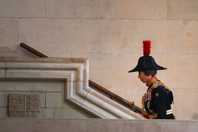 Princess Anne In Her Military Dress