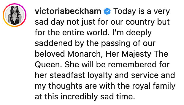 Victoria Beckham Instagram