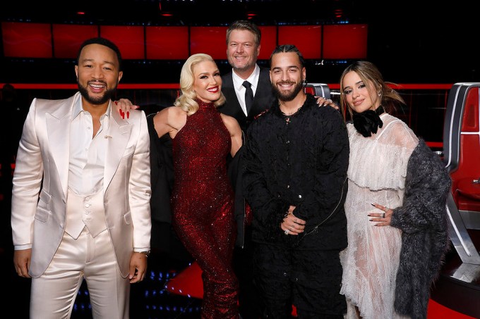 ‘The Voice’ Coaches & Maluma