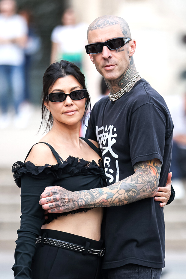 Kourtney & Travis Barker