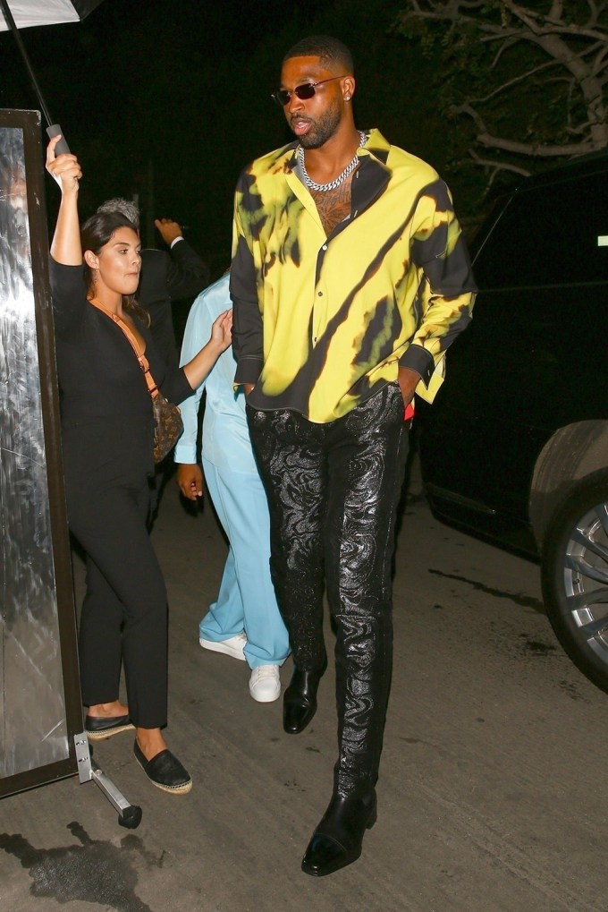 Tristan Thompson at Beyonce’s 41st Birthday