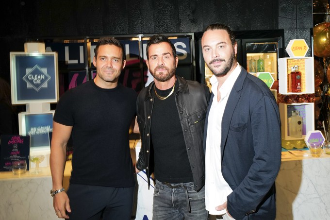 Spencer Matthews, Justin Theroux, and Jack Huston
