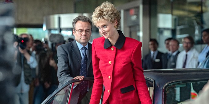 Elizabeth Debicki Looks Royal In Red