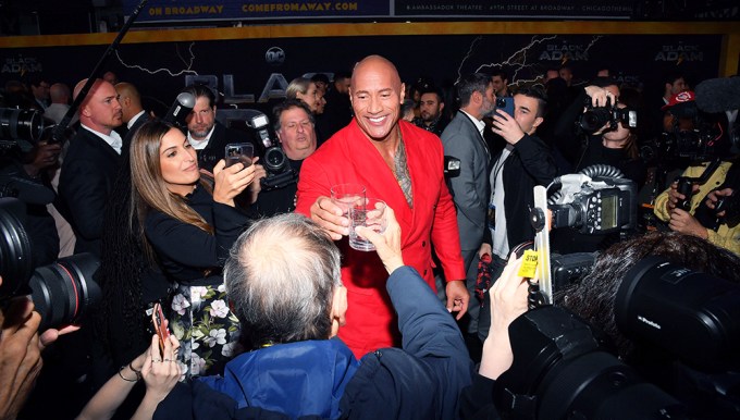 Dwayne Johnson Toasts