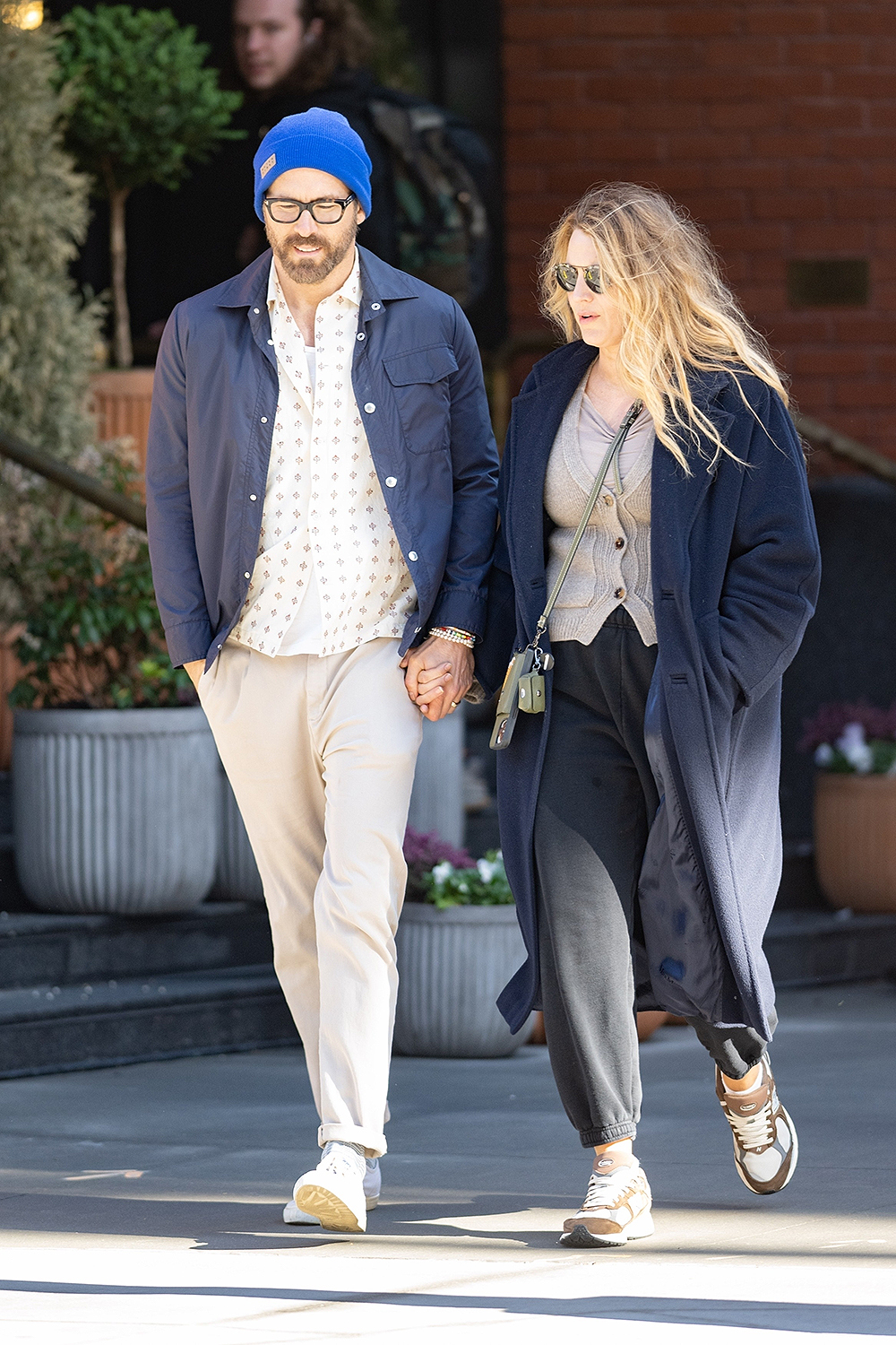 New York, NY  - Blake Lively and Ryan Reynolds hold hands as they step out for a stroll together in New York.

Pictured: Ryan Reynolds, Blake Lively

BACKGRID USA 19 APRIL 2023 

USA: +1 310 798 9111 / usasales@backgrid.com

UK: +44 208 344 2007 / uksales@backgrid.com

*UK Clients - Pictures Containing Children
Please Pixelate Face Prior To Publication*