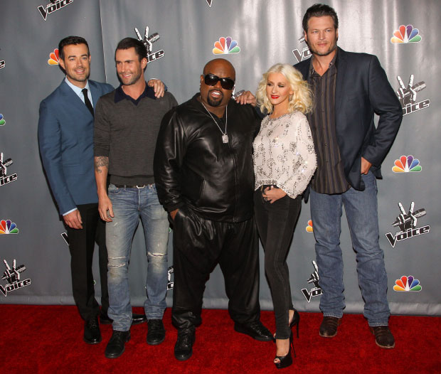 The original cast of 'The Voice', 