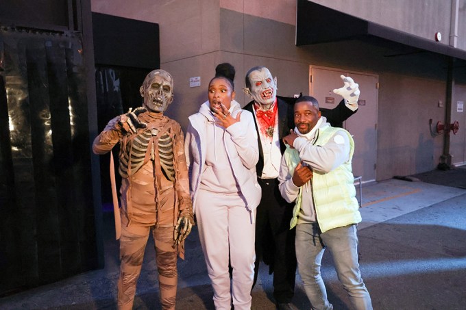 Jennifer Hudson At Halloween Horror Nights