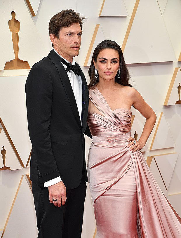 Mila Kunis Ashton Kutcher Oscars 2022