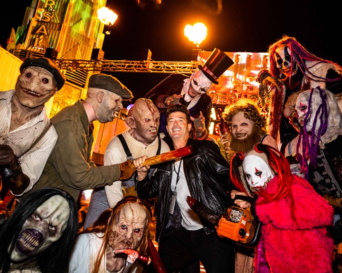 Robin Thicke At Halloween Horror Nights