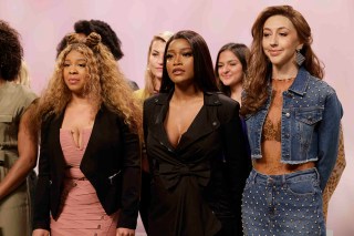 SATURDAY NIGHT LIVE -- “Keke Palmer, SZA” Episode 1833 -- Pictured: (l-r) Punkie Johnson, host Keke Palmer, and Heidi Gardner during the “Drake PSA” sketch on Saturday, December 3, 2022 -- (Photo by: Will Heath/NBC)