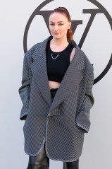 Sophie Turner attends the Louis Vuitton Womenswear Spring/Summer 2023 show as part of Paris Fashion Week on October 04, 2022 in Paris, France.
PFW - Louis Vuitton Arrivals, Paris, France - 04 Oct 2022
Wearing Louis Vuitton