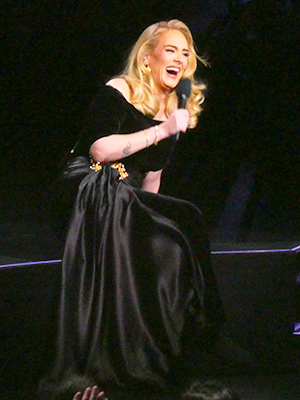 Adele sings at her Las Vegas Residency