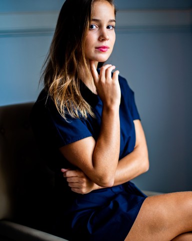 Alba Baptista poses during 67th San Sebastian Film Festival on September 25, 2019 in San Sebastian, Spain.  (Photo by Manuel Romano/NurPhoto)
67th San Sebastian Film Festival, Spain - Sep 2019