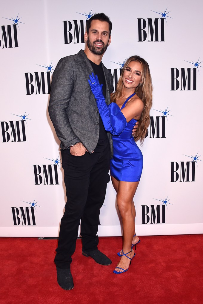 Eric Decker & Jessie James Decker at the 2022 BMI Country Awards