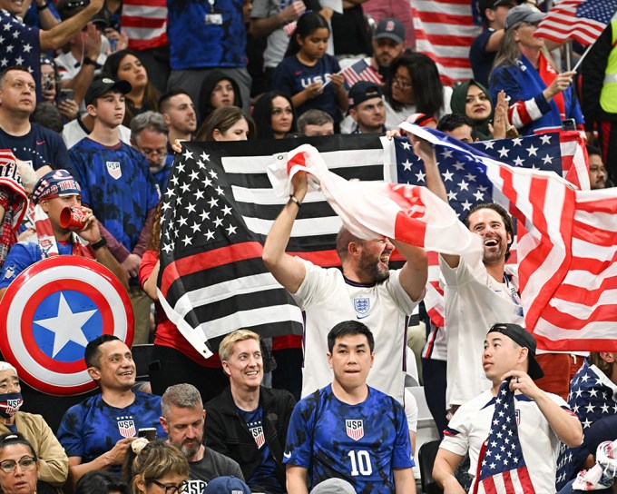 The Three Lions Meet The USA