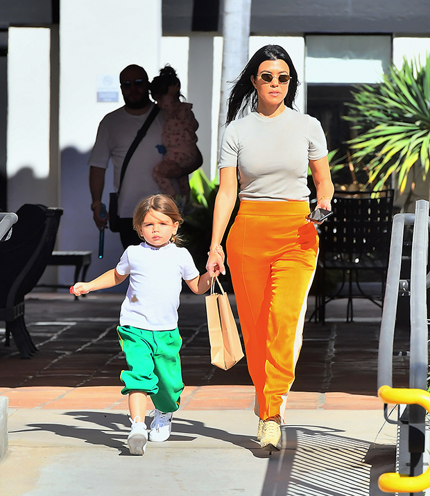 Kourtney Kardashian and Reign Disick