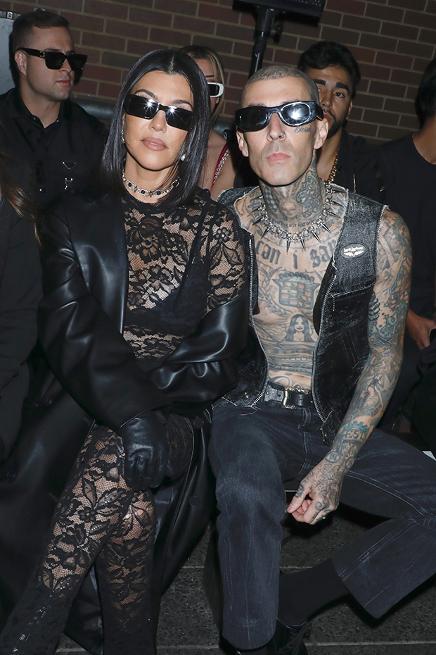 Kourtney Kardashian and Travis Barker