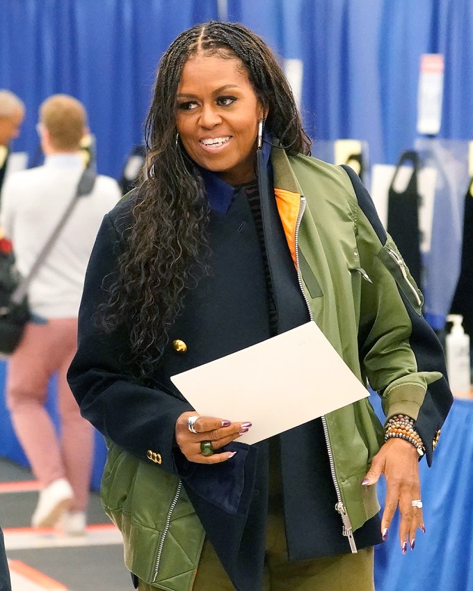 Michelle Obama Votes in 2022