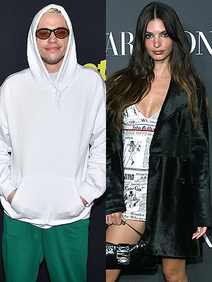 Pete Davidson and Emily Ratajkowski