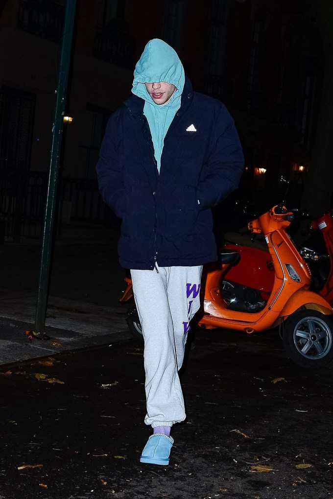 Pete Davidson at Emily Ratajkowski’s Home in New York