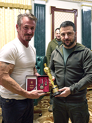 Sean Penn, President Zelensky