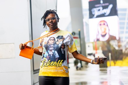 Fans of the rapper Takeoff are seen outside of State Farm Arena in Atlanta, Georgia as his funeral is held on November 11th, 2022.
Takeoff Celebration of Life, State Farm Arena, Atlanta, Georgia, USA - 11 Nov 2022