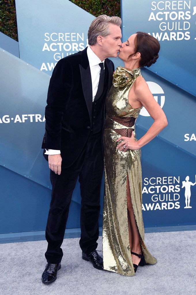 Cary Elwes & Lisa Marie Kubikoff At The 2020 SAG Awards