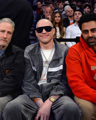 Jon Stewart, Pete Davidson, Hasan Minhaj
Los Angeles Lakers v New York Knicks, New York, USA - 31 Jan 2023