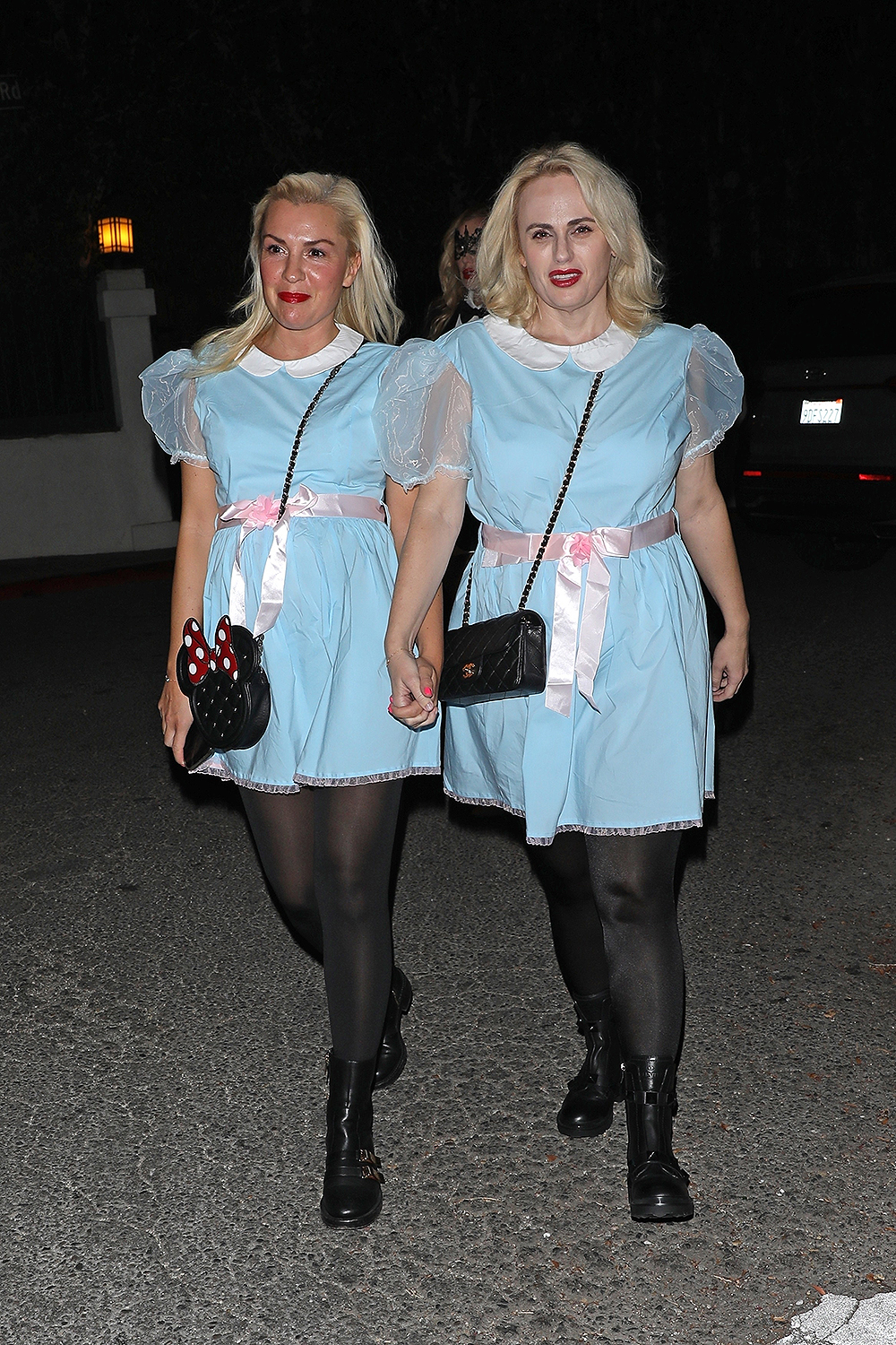 West Hollywood, CA  - Comedic actress Rebel Wilson and her girlfriend Ramona Agruma arrive to Vas Morgan and Michael Braun's Halloween party dressed as the twins from 'The Shining.'

Pictured: Rebel Wilson, Ramona Agruma

BACKGRID USA 29 OCTOBER 2022 

USA: +1 310 798 9111 / usasales@backgrid.com

UK: +44 208 344 2007 / uksales@backgrid.com

*UK Clients - Pictures Containing Children
Please Pixelate Face Prior To Publication*