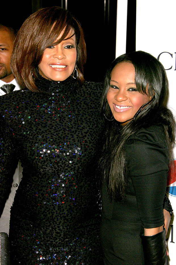 Whitney Houston and Bobbi Kristina Brown