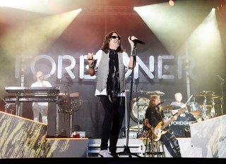 Michael Bluestein, Kelly Hansen, Chris Frazier and Jeff Pilson of Foreigner perform at The Coconut Creek Casino, Coconut Creek, Florida, USA - 16 Nov 2022
Foreigner in concert at The Coconut Creek Casino, Coconut Creek, Florida, USA - 16 Nov 2022